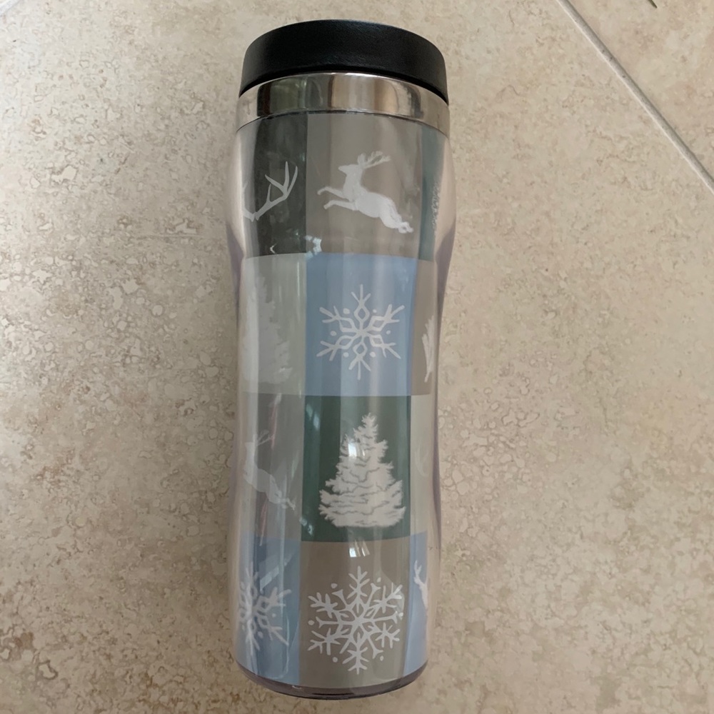NEW winter scenes coffee tea travel mug cup